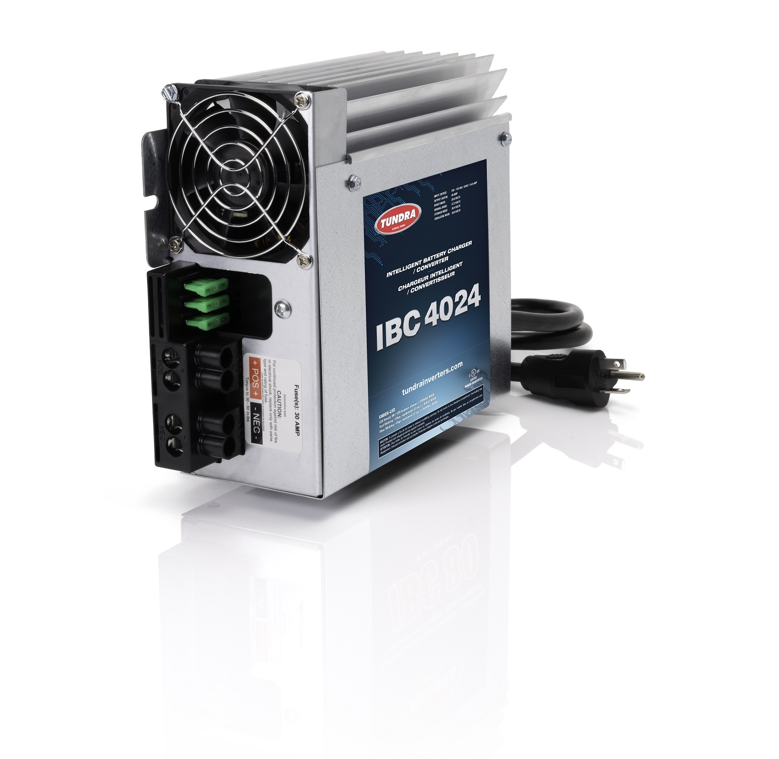 Chargeur de batteries - 40 ampères 24 volts - Modèle IBC4024